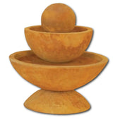 Round Combo Fountain With Plain White Background
