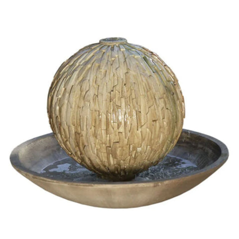 Rubix Garden Water Fountain By Gist With Plain White Background