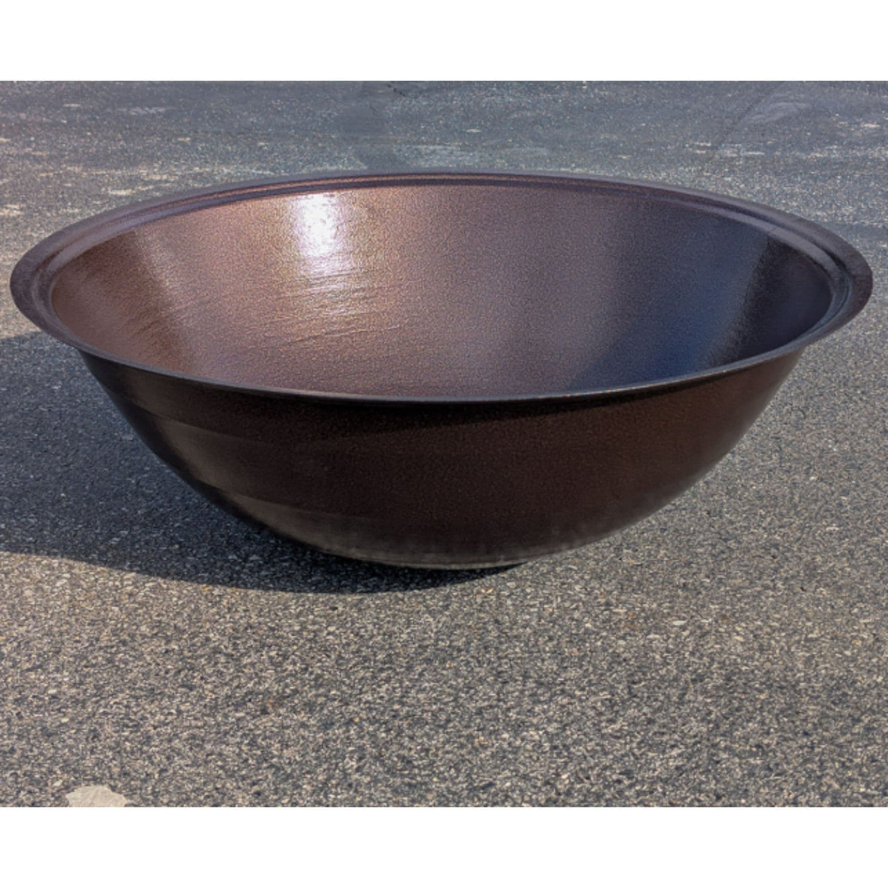 Rustic Sugar Kettle Powder-Coated Cast Iron Fountain Sugar Kettle Cast Iron Fountain Middle View