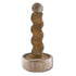 Thumbnail for Rustic Wave Fountain With Ball With Plain White Background