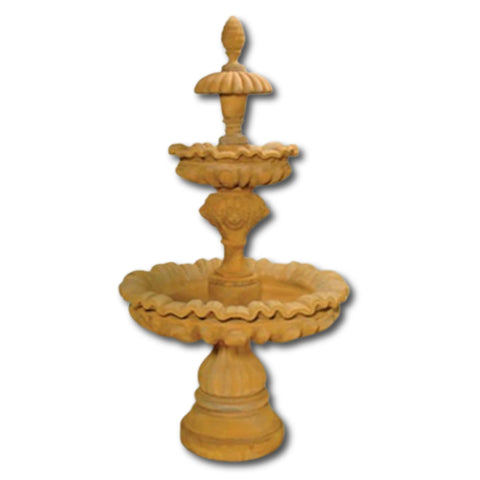 San Marco Three Tier Fountain With Plain White Background
