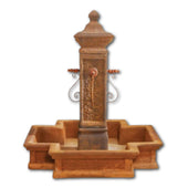 San Martino Fountain For Rustic Spouts With Plain White Background