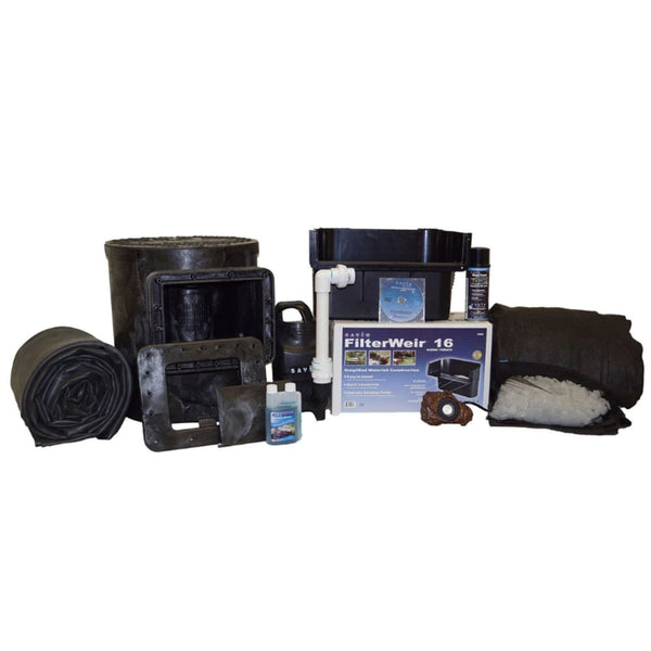Savio Pond Kit 550 Gallon Package With Plain White Background