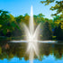 Thumbnail for Scott Aerator Atriarch Pond Fountain On The Water With Green Trees In The Background