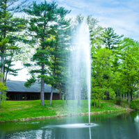 Thumbnail for Scott Aerator Gusher Fountain On The Water With Green Trees In The Background