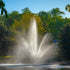 Scott Aerator Triad Fountain With Cambridge Spray Pattern On The Water