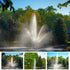 Scott Aerator Triad Pond Fountain With 3 Different Spray Patterns