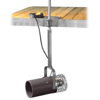 Thumbnail for Scott Aerator Aquasweep Muck Blaster Attached To A Dock With A Power Cord Angled View