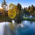 Scott Aerator Baystone Nozzle Beautiful Landscape With A House Surrounded By Colorful Autumn Trees