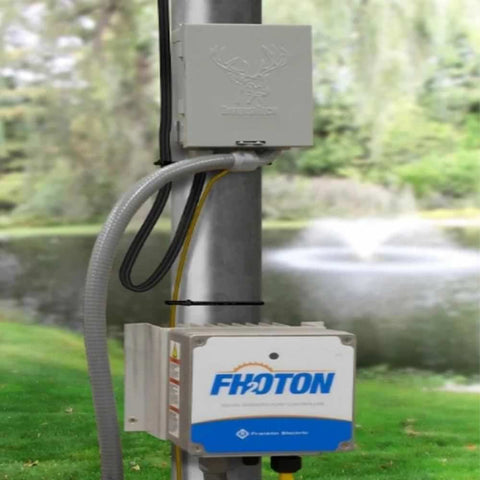 Scott Aerator Boilermaker Solar Pond Aerator Control Panel Close Up