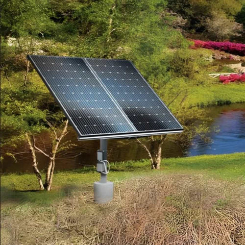 Scott Aerator Boilermaker Solar Pond Aerator Two Panels Close Up