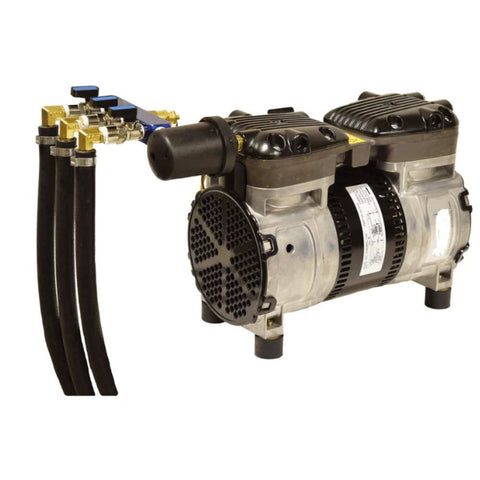 Scott Aerator Bubble Pro Sub-Surface Aerator Compressor With 3 Air Valve Tubes