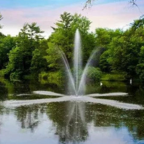 Scott Aerator Clover Nozzle Surrounded By Green Trees