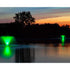 Scott Aerator Color CHanging Lights On Water Display With Green Lights At Late Night