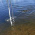 Scott Aerator Free-Standing Post Close-Up View Operating Underwater