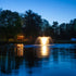 Scott Aerator Night Glo Warm White LED Light Set Scenic Landscape View With Evening Lighting And Forest Backdrop