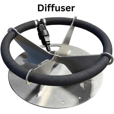 Scott Aerator Solar Pond Aeration System Diffuser Close Up View