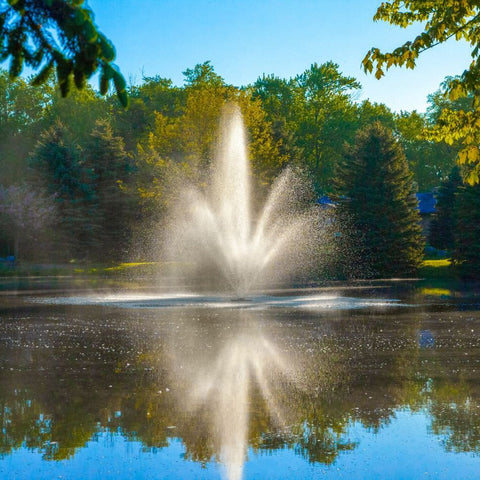 Scott Aerator Cambridge Nozzle Spray Pattern On The Water