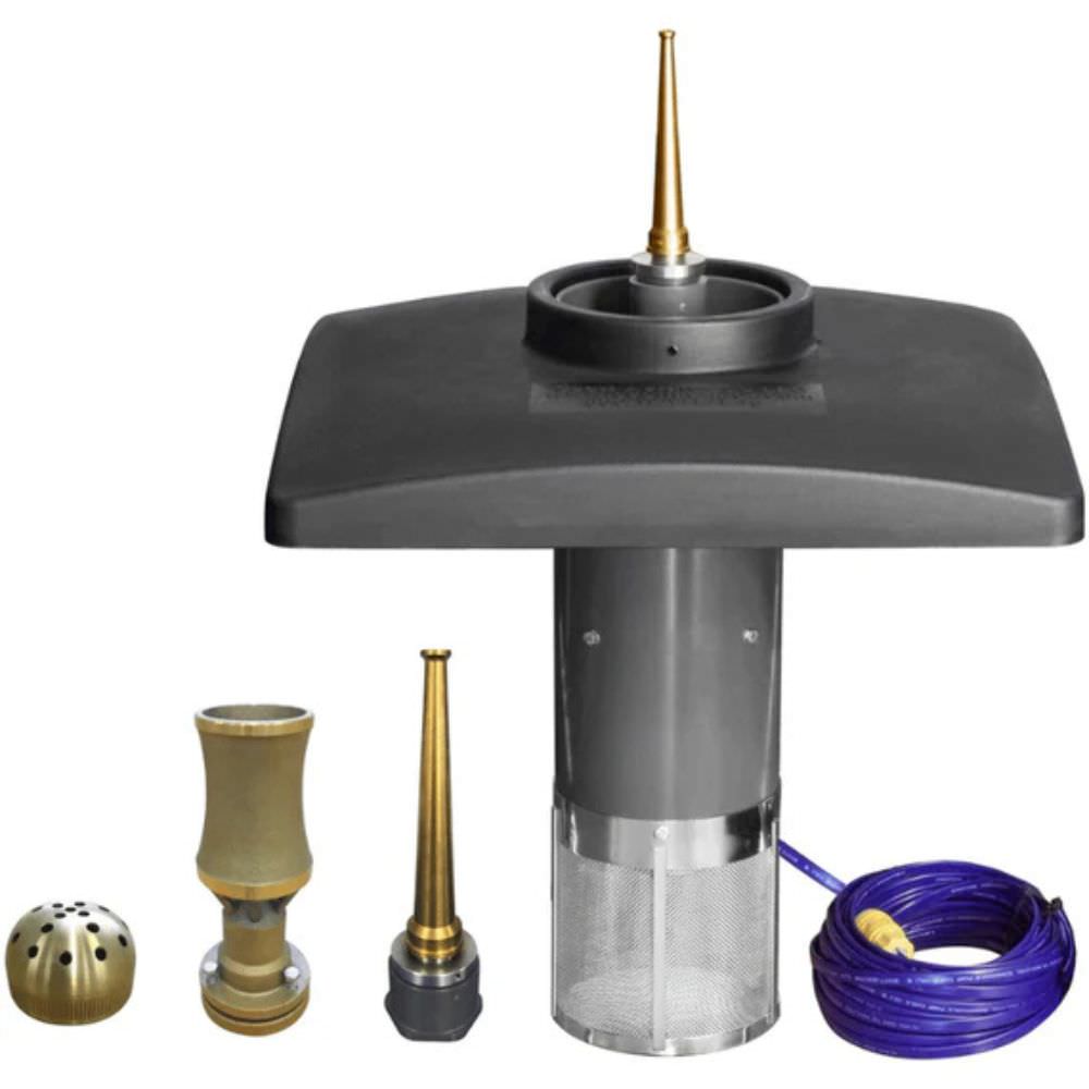 Scott Aerator Triad Pond Fountain Full Unit Front View