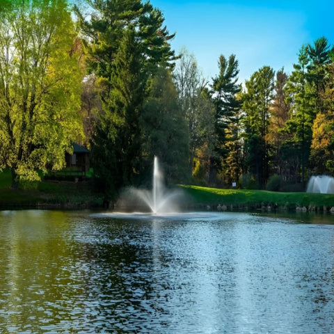 Scott Baystone Nozzle Scenic View Surrounded By Colorful Autumn Leaves