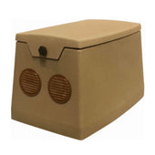 Scott Weatherproof Compressor Cabinet Close-Up View On White Background