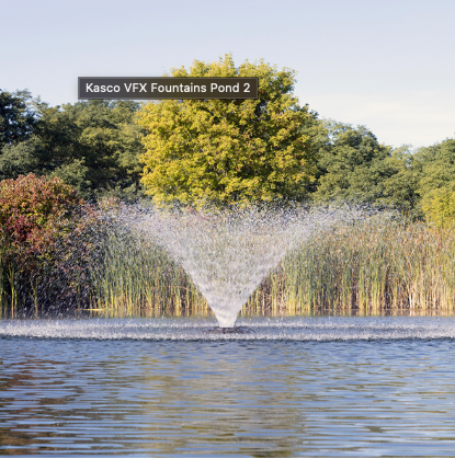 Kasco VFX Series Pond Aerating Fountain