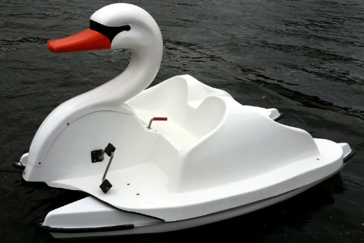 Adventure Glass Swan Platform 4 Person Paddle Boat