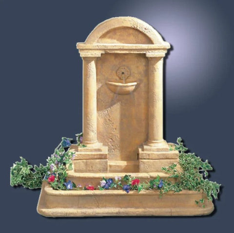 Giannini Garden Foro Romano Outdoor Wall Water Fountain