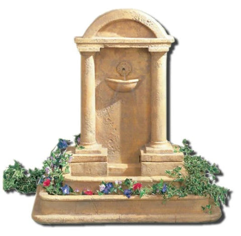 Giannini Garden Foro Romano Outdoor Wall Water Fountain
