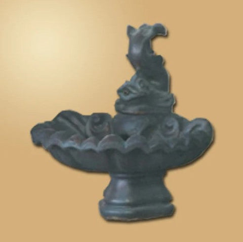 Giannini Garden Small One Tier Fountain With Fish