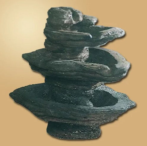 Giannini Garden Slate Three Tier Outdoor Water Fountain