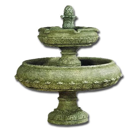 Giannini Garden Capri Two Tier Outdoor Water Fountain