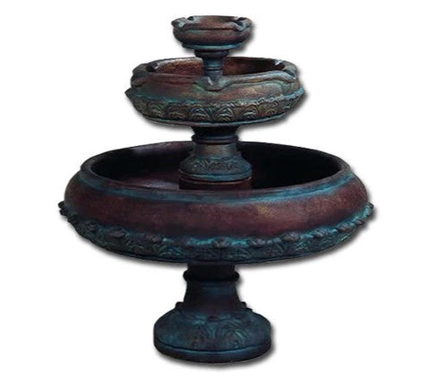 Giannini Garden Capri Three Tier Outdoor Water Fountain