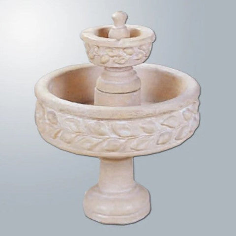 Giannini Garden Deruta Two Tier Fountain
