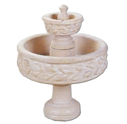 Giannini Garden Deruta Two Tier Fountain