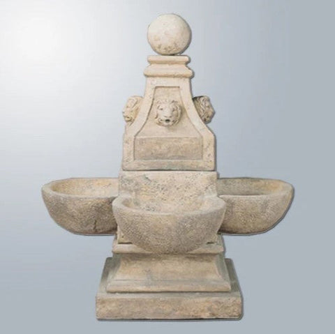 Giannini Garden Venetian Lion Outdoor Water Fountain