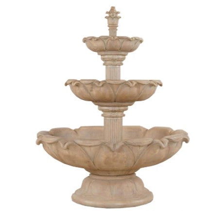 Giannini Garden Acquarossa Three Tier Fountain Short