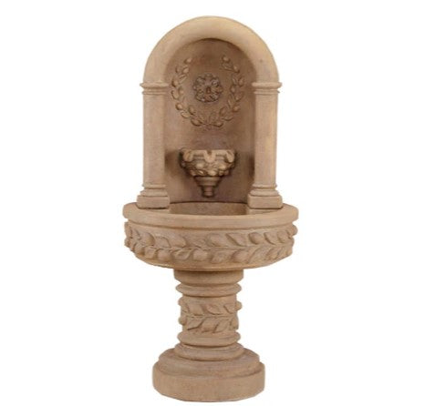 Giannini Garden Deruta Lemon Niche Wall Fountain