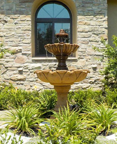 Giannini Garden Gardenia Two Tier Fountain