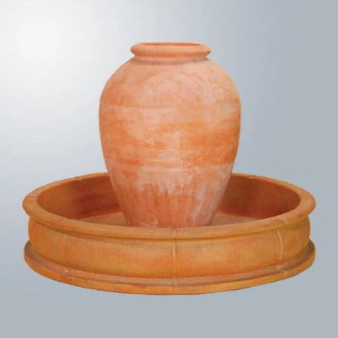 Giannini Garden Anfora Fountain Large with 51" Concrete Pond