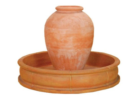 Giannini Garden Anfora Fountain Small with 51" Concrete Pond