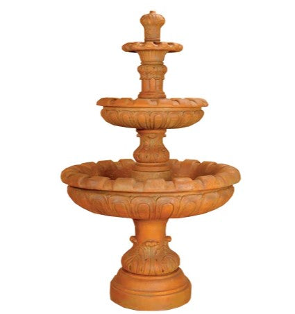 Giannini Garden Louis XV Three Tier Fountain