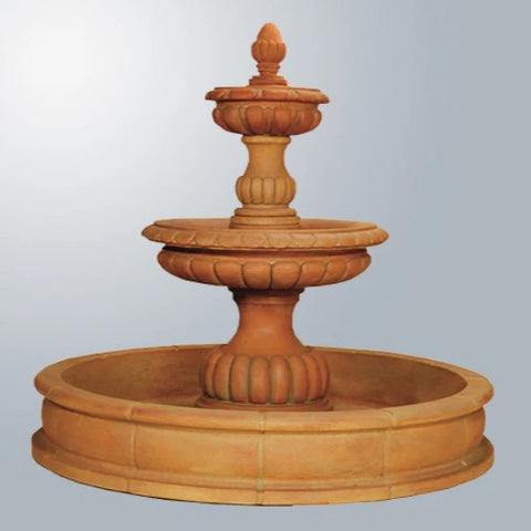 Giannini Garden Ambra Two Tier Pond Fountain