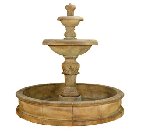 Giannini Garden Barcellona Two Tier Pond Fountain