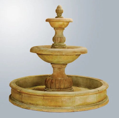Giannini Garden Isola Two Tier Pond Fountain