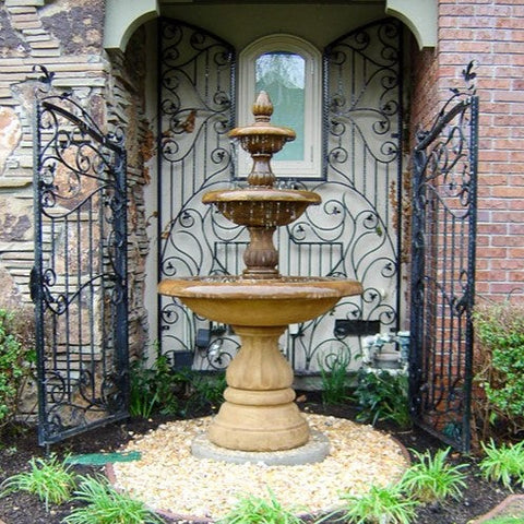 Giannini Garden Isola Three Tier Fountain