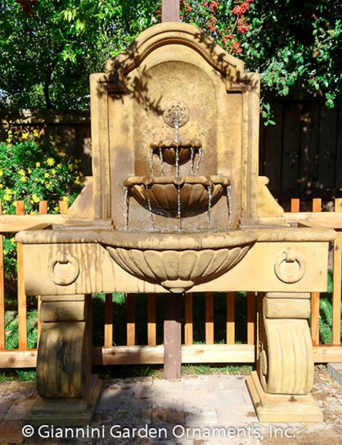 Giannini Garden Anduze Wall Fountain Tall For Spout