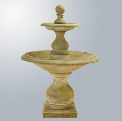 Giannini Garden Carrara Two Tier Fountain