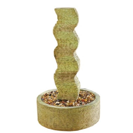 Giannini Garden Rustic Wave Fountain