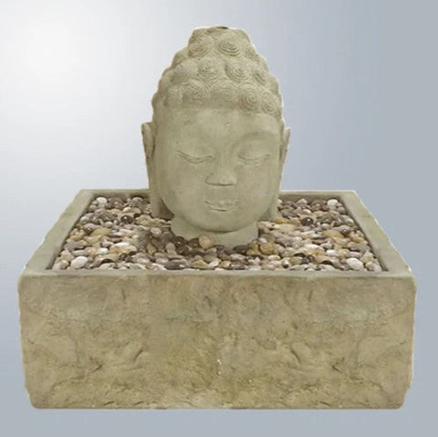 Giannini Garden Buddha Head Fountain